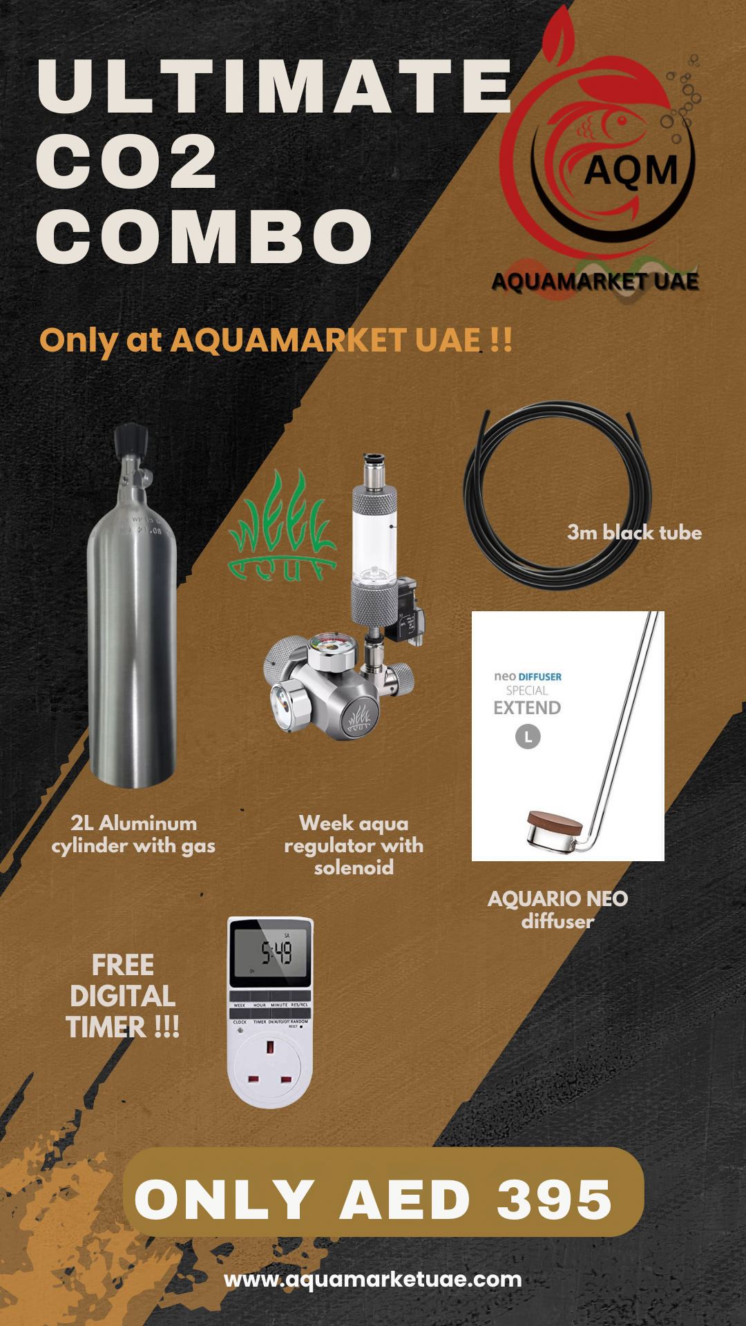 CO2 Combo 2L cylinder