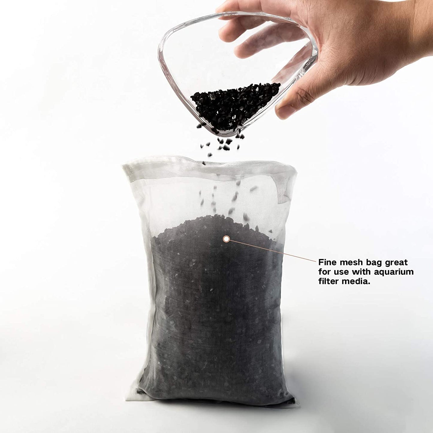 Filter media mesh bag