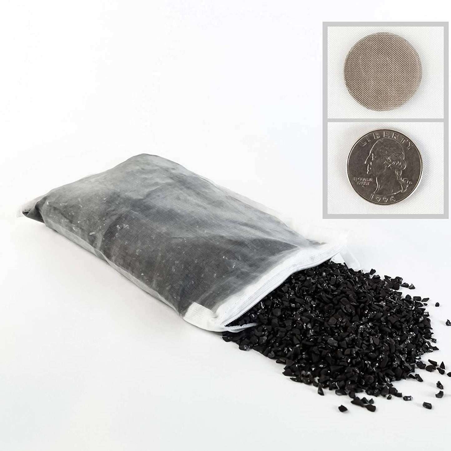 Filter media mesh bag
