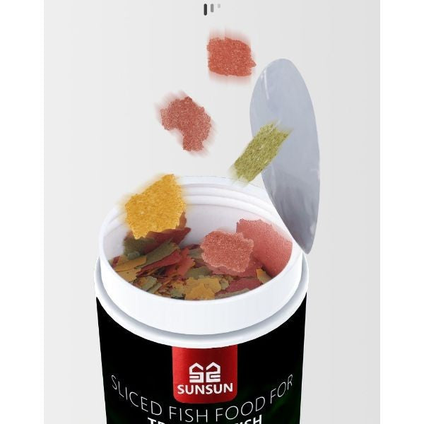 SUNSUN Tropical Fish Food Flakes - 260ml / 150ml