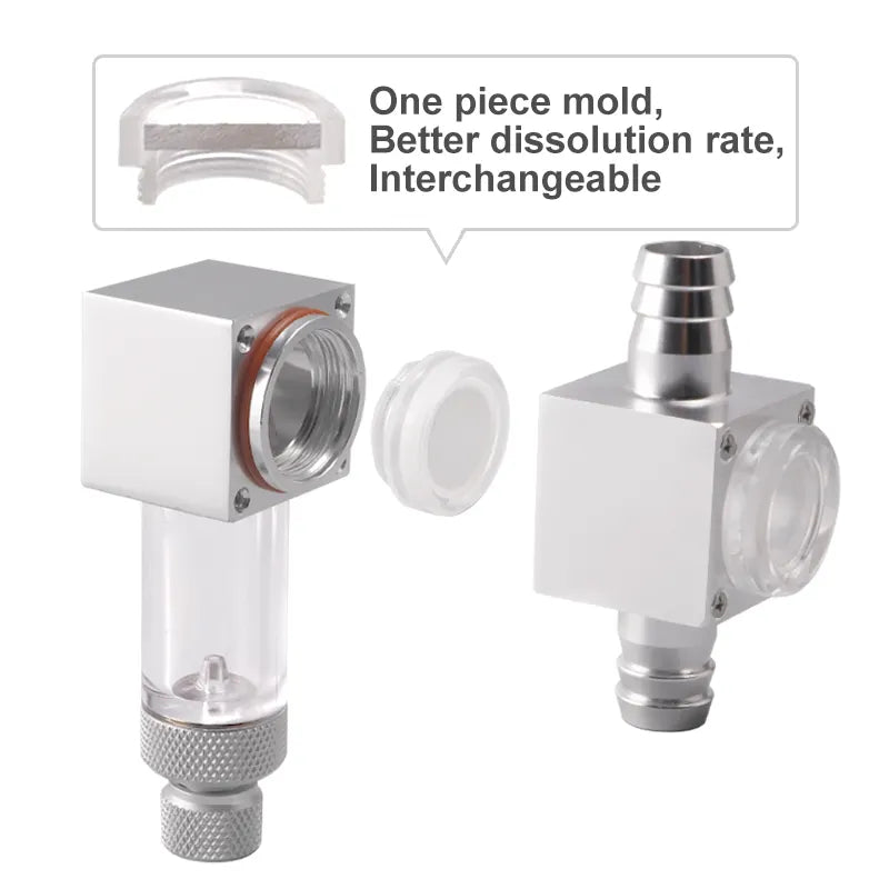 External Diffuser / atomiser with bubble counter - fits sizes 12/16 or 16/22