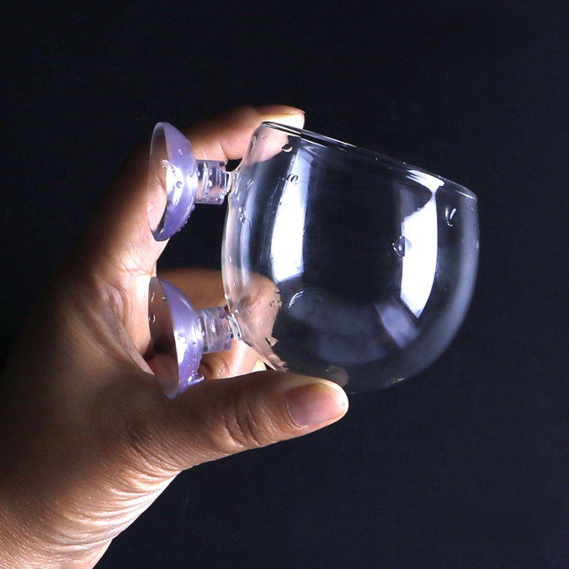 Glass pot for planted tank