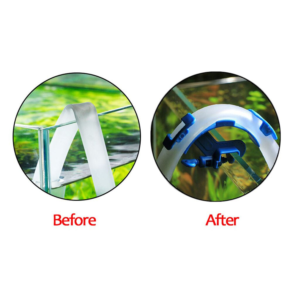 Aquarium hose/pipe holder