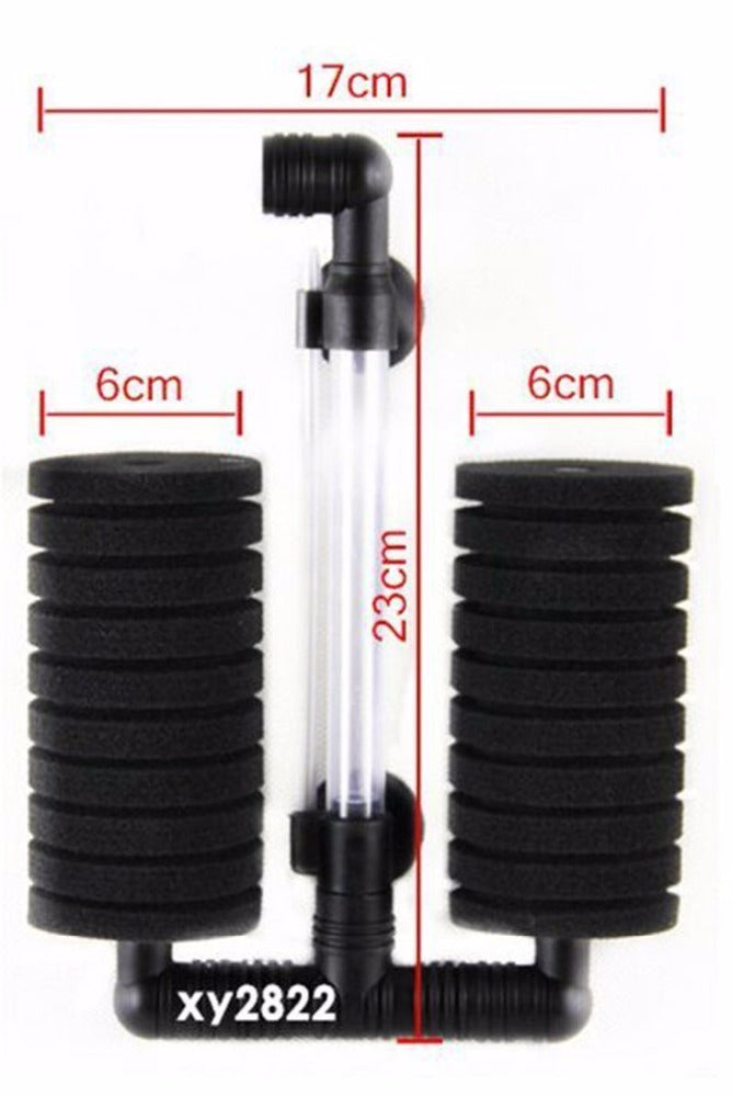 Biochemical Sponge Aquarium Filter (Double head)