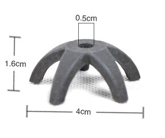Starfish shrimp shelter Ceramic - Per pc