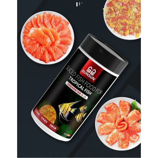 SUNSUN Tropical Fish Food Flakes - 260ml / 150ml