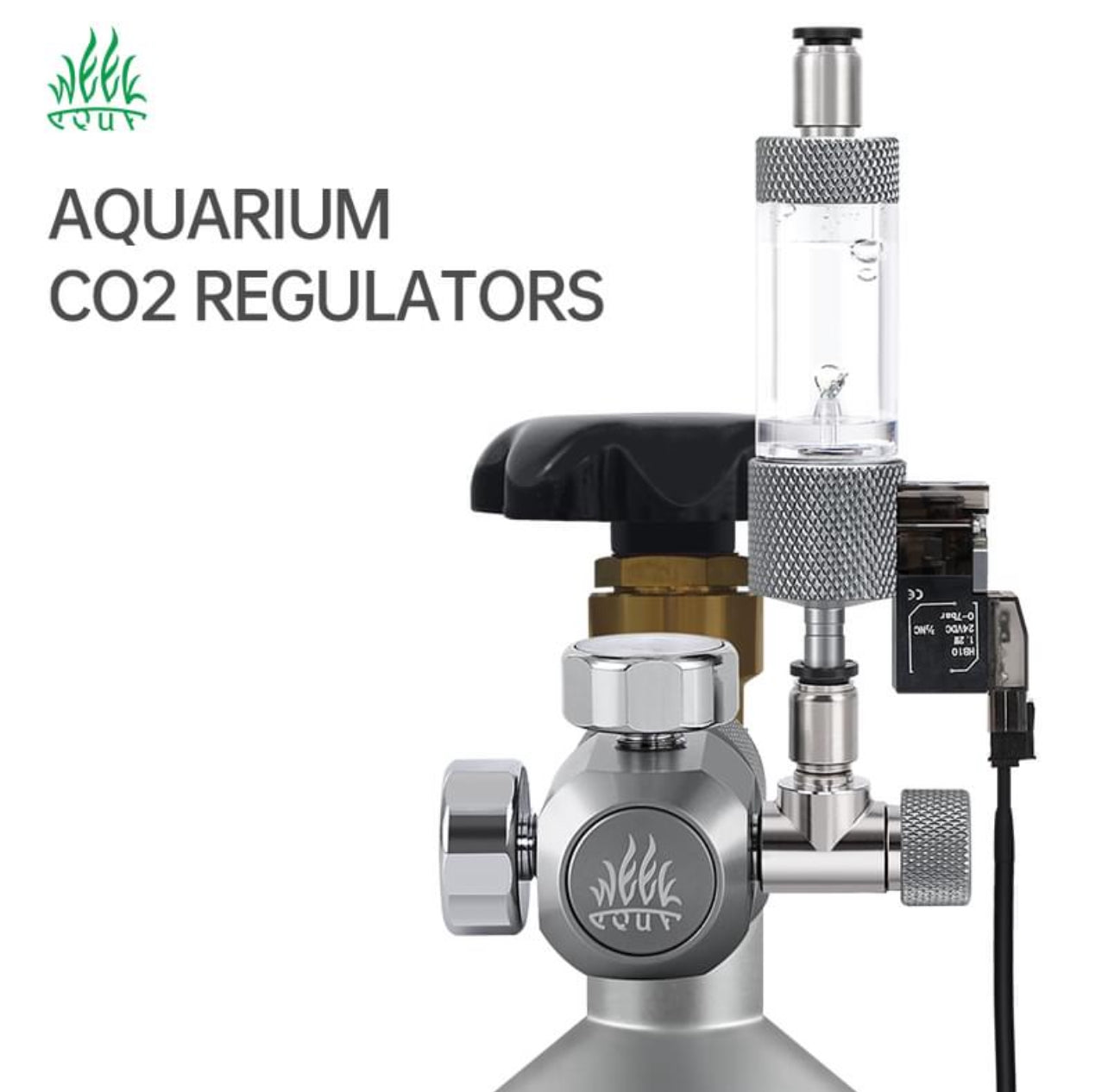 WEEK AQUA CO2 Regulator with solenoid