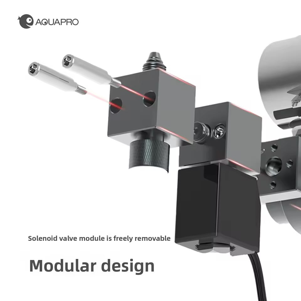 AQUAPRO TD-202 Dual Gauge CO₂ Regulator with Solenoid W21.8