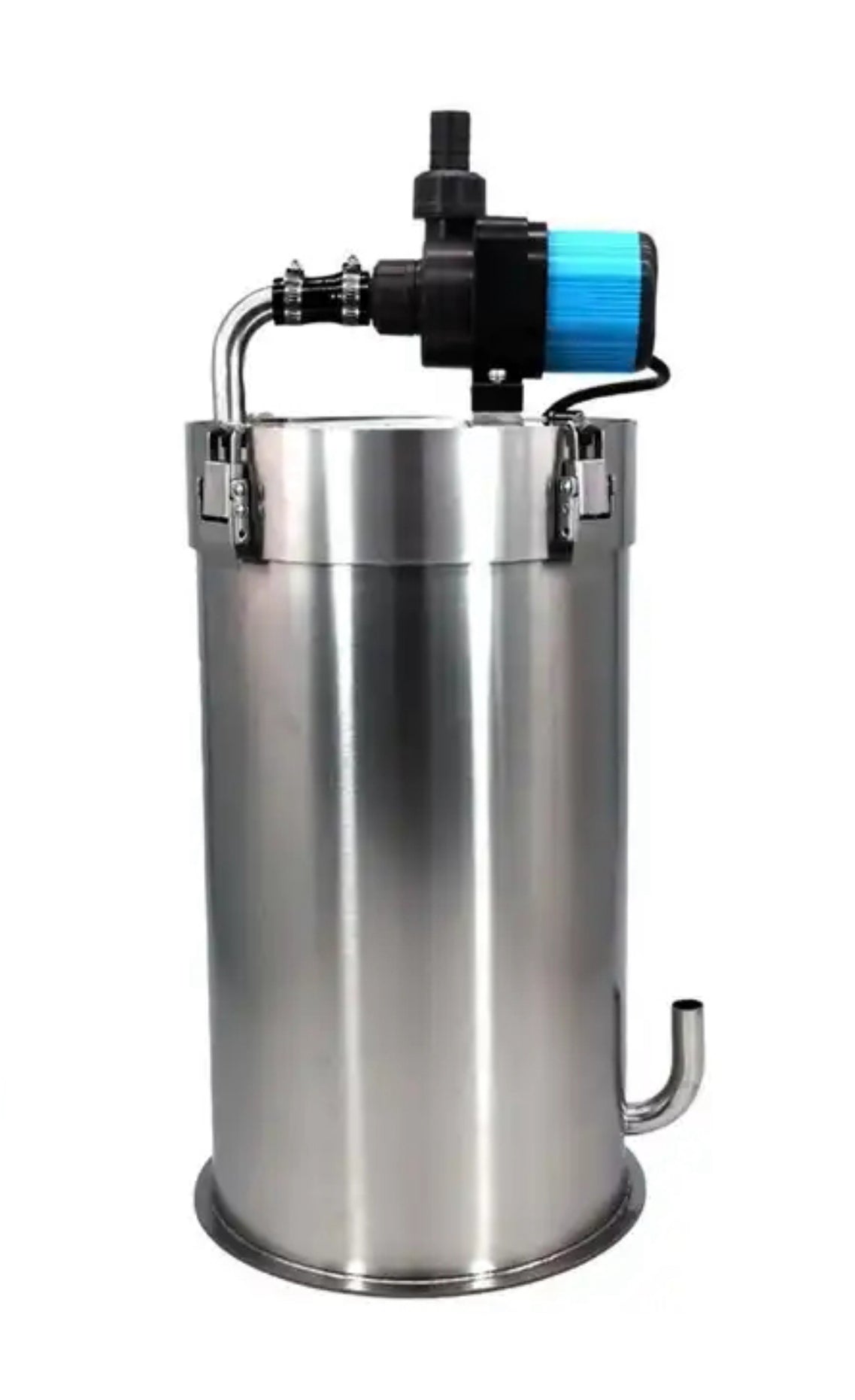 10L Steel canister filter with flow control DC pump - 3500L/hr