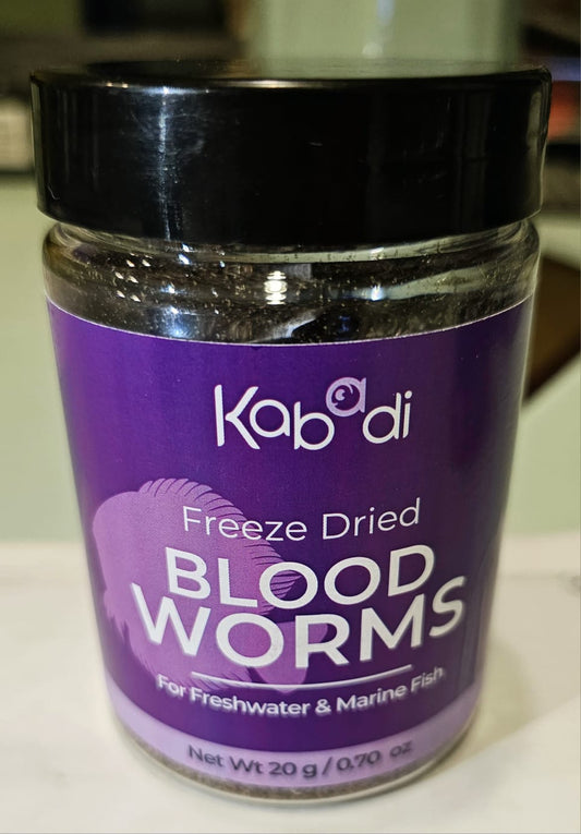 Kabadi freeze dried bloodworms