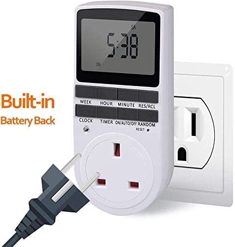Digital Timer Plug Socket Digital Timer Plug Socket – AquaMarket UAE