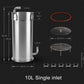 10L Steel canister filter with flow control DC pump