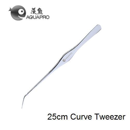 Aquapro Curved Stainless steel tweezers