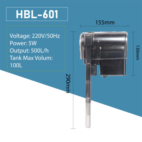 SUNSUN HOB filter HBL-601